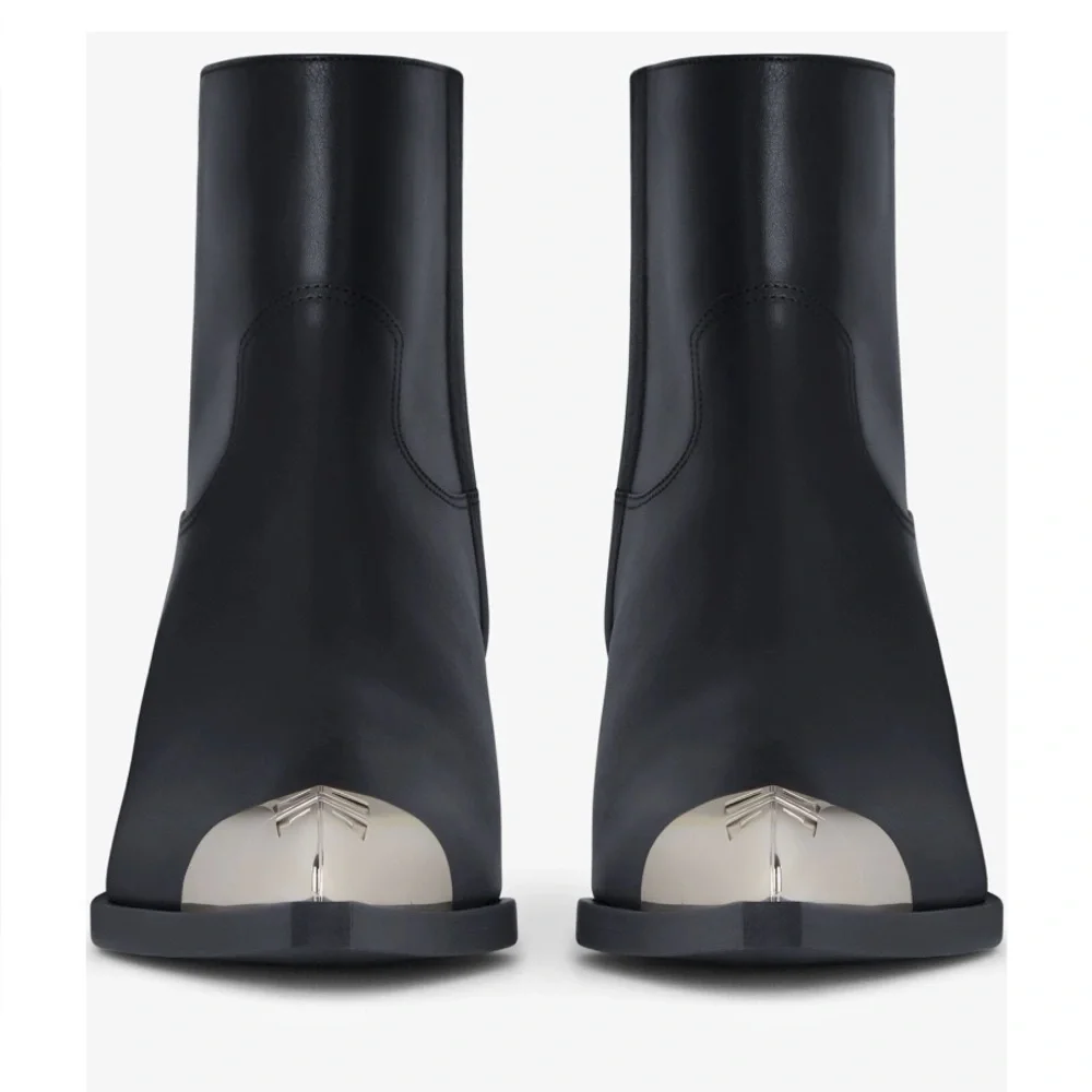 NWT Givenchy Women's Black Western Ankle Boots - size FR 36 - Picture 3 of 12